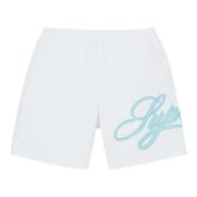 Supreme Mesh Script Badshorts Vit White, Herr