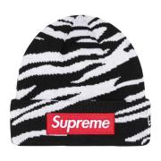 Supreme Begränsad upplaga Zebra Beanie Fw22 Multicolor, Unisex