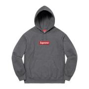 Supreme Begränsad upplaga huvtröja kol Black, Herr