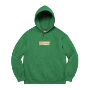 Supreme Begränsad Upplaga Bling Box Logo Hoodie Grön Green, Herr