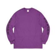 Supreme Begränsad upplaga Clayton Patterson Tee Purple, Herr