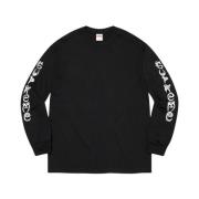 Supreme Exklusiv Clayton Patterson Långärmad Tee Black, Herr