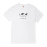 Supreme Begränsad upplaga Anno Domini Tee Light White, Herr