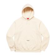 Supreme Begränsad upplaga Micro Logo Hoodie Naturlig Beige, Herr