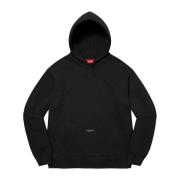 Supreme Begränsad Upplaga Micro Logo Hoodie Svart Black, Herr