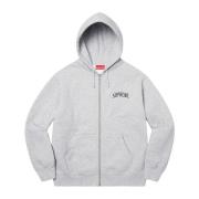 Supreme Begränsad upplaga huvtröja Heather Grey Gray, Herr