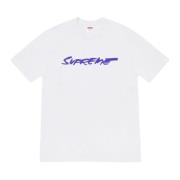 Supreme Begränsad upplaga Futura Logo Tee Grå White, Herr