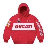 Supreme Röd Racingjacka Begränsad Upplaga Red, Herr