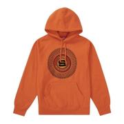 Supreme Chenille Appliqué Huva Tröja Begränsad Upplaga Orange, Herr