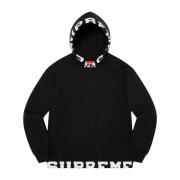 Supreme Begränsad Upplaga Street Style Hoodie Svart Black, Herr