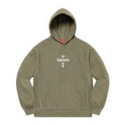 Supreme Exklusiv Cross Box Logo Hoodie Green, Herr