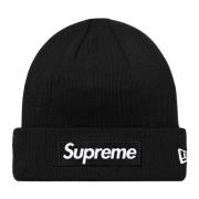 Supreme Begränsad upplaga Box Logo Beanie Svart Black, Unisex