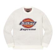 Supreme Vit Jacquard Logo Tröja Limited Edition White, Herr