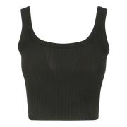 Sportmax Stilfull Papilla Top för Kvinnor Black, Dam