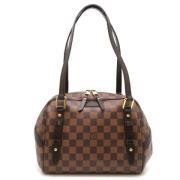 Louis Vuitton Vintage Pre-owned Tyg louis-vuitton-vskor Brown, Dam