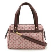 Louis Vuitton Vintage Pre-owned Canvas handvskor Pink, Dam