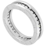 Bvlgari Vintage Pre-owned Vitt guld ringar Gray, Dam