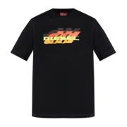 Diesel T-shirt T-Adjust-K5 Black, Herr