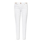 Versace Tapered jeans White, Dam