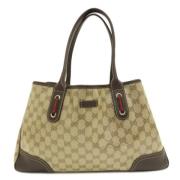 Gucci Vintage Pre-owned Canvas totevskor Brown, Dam