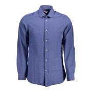 U.s. Polo Assn. Broderad Slim Fit Skjorta Blue, Herr