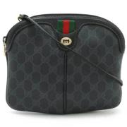 Gucci Vintage Pre-owned Tyg axelremsvskor Black, Dam