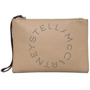 Stella McCartney Pre-owned Pre-owned Tyg kuvertvskor Brown, Dam