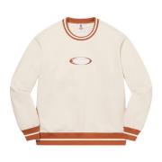 Supreme Retro Street Crewneck Limited Edition Beige, Herr