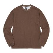 Supreme Begränsad upplaga Pigmenttryckt Topp Brun Brown, Herr