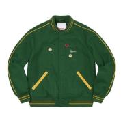 Supreme Varsity Jacket Limited Edition Dark Green Green, Herr