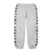 Supreme Upphöjd broderi Sweatpant Heather Grey Gray, Herr