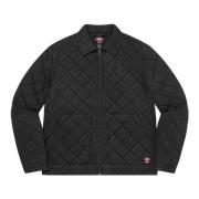 Supreme Quilted Work Jacket Black Black, Herr