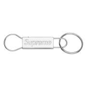 Supreme Begränsad Upplaga Clip Nyckelring Silver Gray, Unisex