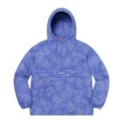 Supreme Blå Blommig Anorak Blue, Herr