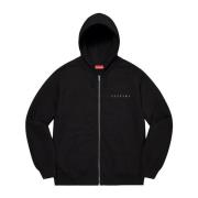 Supreme Svart Globe Dragkedja Hoodie Begränsad Upplaga Black, Herr