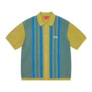 Supreme Begränsad upplaga Stripe Button Up Polo Multicolor, Herr