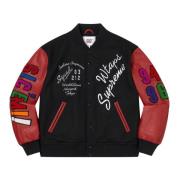 Supreme Begränsad upplaga Varsity Jacket Svart Black, Herr