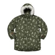 Supreme Begränsad upplaga Vattentät Dunparka Oliv Camo Green, Herr