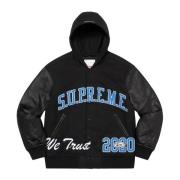 Supreme Begränsad Upplaga King Varsity Jacka Svart Black, Herr