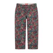 Supreme Begränsad upplaga Blommig Chino Byxor Multicolor, Herr