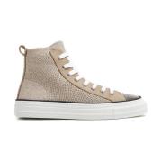 Brunello Cucinelli Snygga Damsneakers Beige, Dam