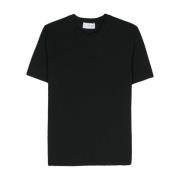 Post Archive Faction Svart Jersey T-shirt med Logo Print Black, Herr