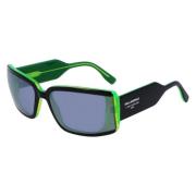 Karl Lagerfeld Svart Acetat Solglasögon Black, Unisex