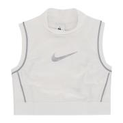 Nike Reflekterande Sportig Crop Top Limited Edition White, Dam