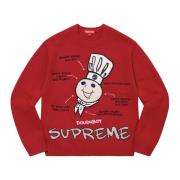 Supreme Röd Doughboy Sweater Begränsad Upplaga Red, Herr