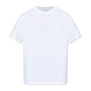 Etro T-shirt med broderad logotyp White, Herr