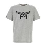 MCM Stilren Grå Bomull T-shirt Gray, Herr