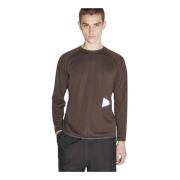 And Wander Power Dry Långärmad T-shirt Brown, Herr