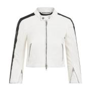 Balenciaga Smutsig Vit Racerjacka White, Dam