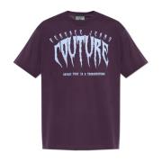 Versace Jeans Couture T-shirt med logotyp Purple, Herr